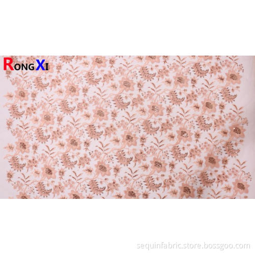 Professional Rainbow Sequin Fabric